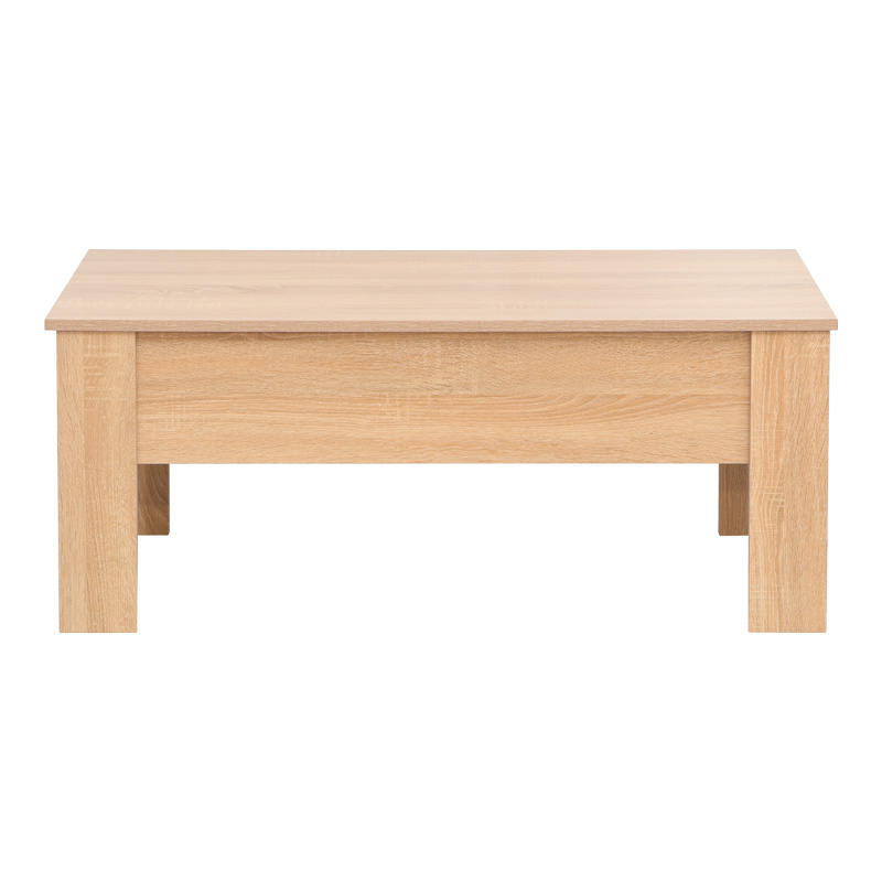 Ferza pakoworld coffee table polymorphic in oak color 100x50x42cm Ferza pakoworld coffee table polymorphic in oak color 100x50x42cm