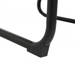 Vindor pakoworld visitor chair cream fabric with black metal leg 65x68.5x79.5cm Vindor pakoworld visitor chair cream fabric with black metal leg 65x68.5x79.5cm