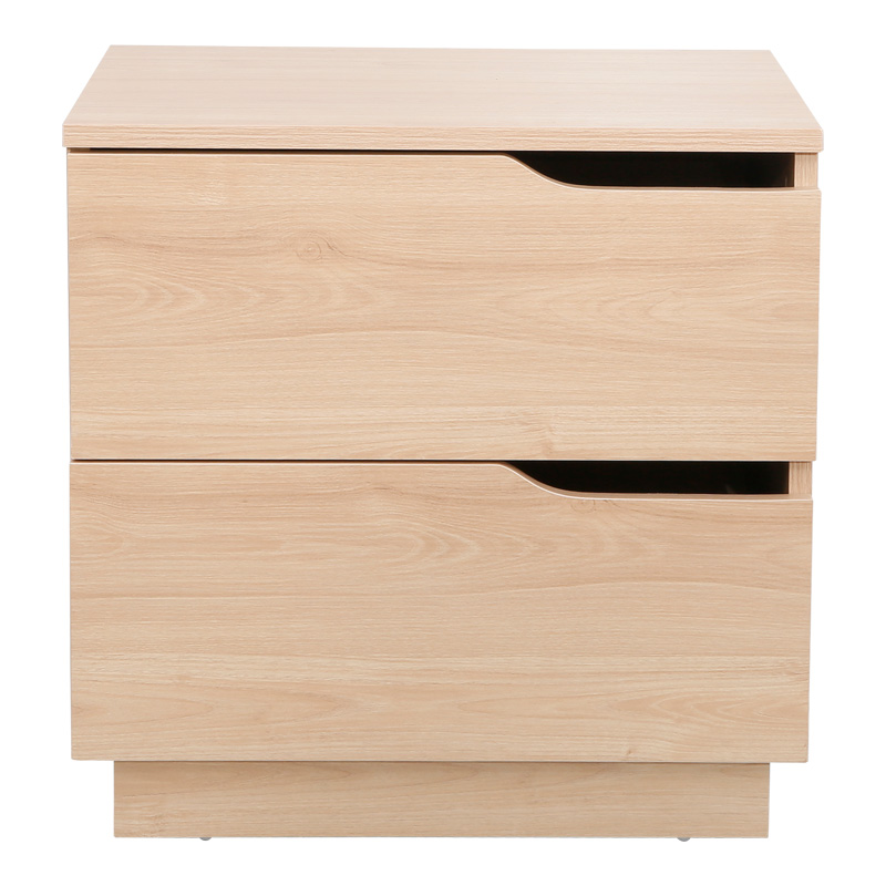 Verena I bedside table pakoworld in natural shade 48x40x48cm