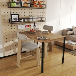 Faragio pakoworld metal table in natural - black shade 120x75x75cm Faragio pakoworld metal table in natural - black shade 120x75x75cm