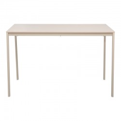 Faragio pakoworld metal table in grey- beige shade 120x75x75cm Faragio pakoworld metal table in grey- beige shade 120x75x75cm