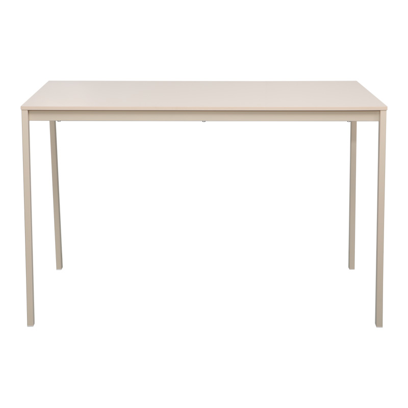 Faragio pakoworld metal table in grey- beige shade 120x75x75cm Faragio pakoworld metal table in grey- beige shade 120x75x75cm