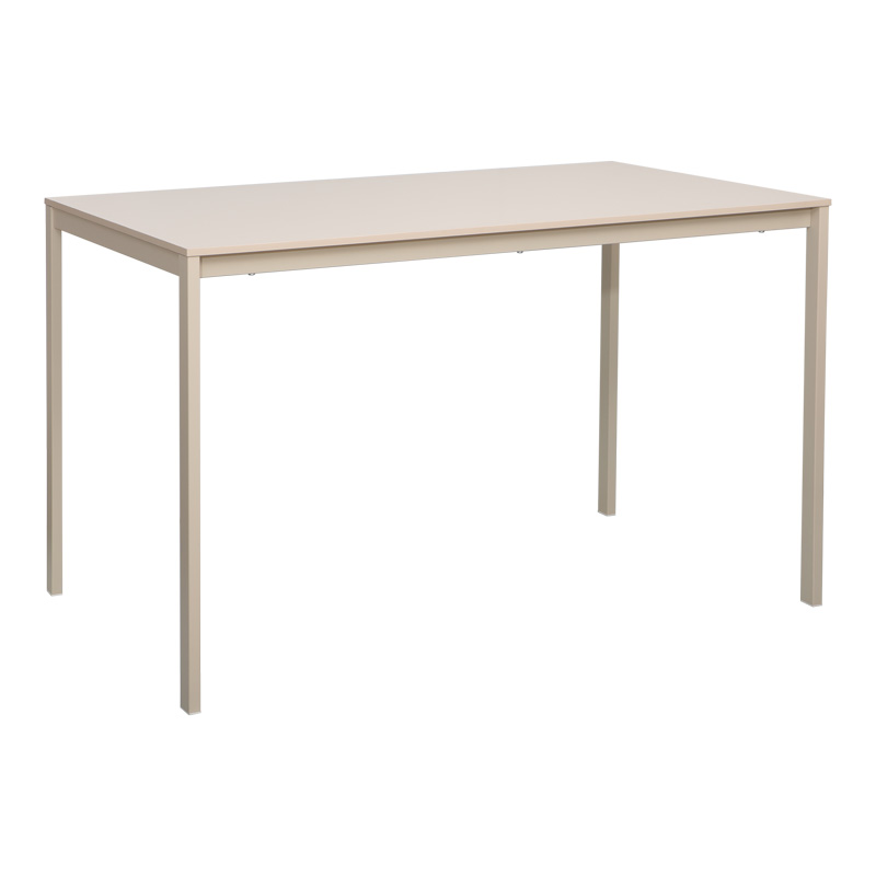 Faragio pakoworld metal table in grey- beige shade 120x75x75cm