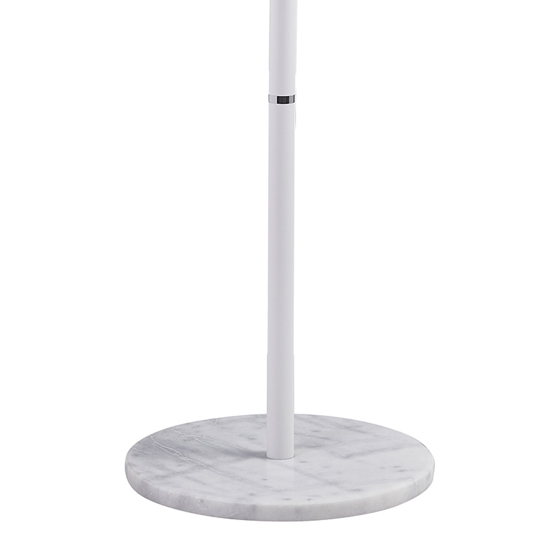 Coat Stand Marietta pakoworld metal white D37x177cm Coat Stand Marietta pakoworld metal white D37x177cm