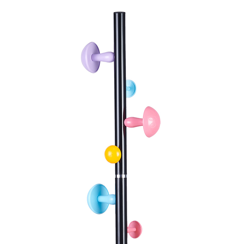 Coat Stand Violetta pakoworld metal black D31x167cm Coat Stand Violetta pakoworld metal black D31x167cm