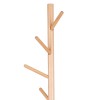 Coat Stand Luca pakoworld metal black-natural D37x170cm