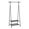 Entrance furniture Pintu pakoworld metal in black shade 86x43x160cm