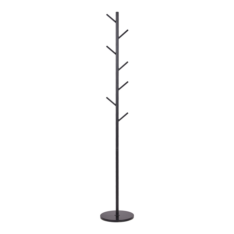 Goldity pakoworld metal clothes rack in black shade Φ30x174cm