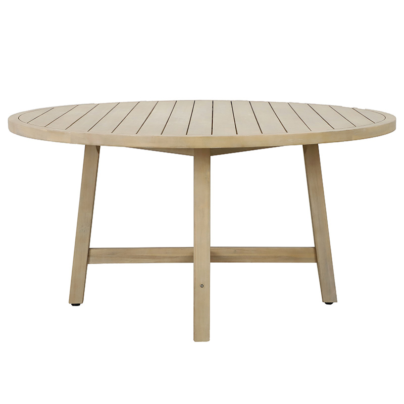 Spice table pakoworld solid acacia wood D150x75cm