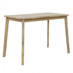 Dining room Bravo-Amalfi pakoworld set of 5 solid acacia wood and beige fabric 130x70x90cm Dining room Bravo-Amalfi pakoworld set of 5 solid acacia wood and beige fabric 130x70x90cm