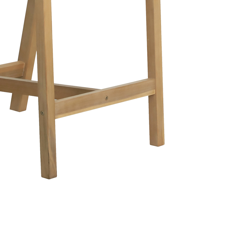 Dining room Bravo-Luciana pakoworld set of 5 solid acacia wood and beige fabric 130x70x90cm Dining room Bravo-Luciana pakoworld set of 5 solid acacia wood and beige fabric 130x70x90cm