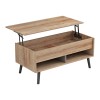 Skyfi pakoworld coffee table polymorphic natural-charcoal 100x60x45cm