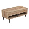 Skyfi pakoworld coffee table polymorphic natural-charcoal 100x60x45cm