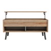 Skyfi pakoworld coffee table polymorphic natural-charcoal 100x60x45cm