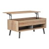 Skyfi pakoworld coffee table polymorphic natural-charcoal 100x60x45cm