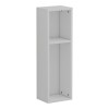 Racks pakoworld wall shelf-bedside table in white 20x15x65cm