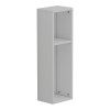 Racks pakoworld wall shelf-bedside table in white 20x15x65cm