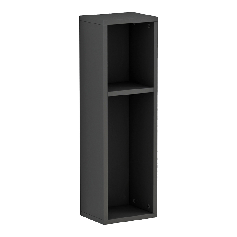 Racks pakoworld wall shelf-bedside table in gray shade 20x15x65cm Racks pakoworld wall shelf-bedside table in gray shade 20x15x65cm