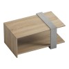 Coffee table Masasi pakoworld in sonoma-grey cement color 80x50x35cm