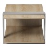 Coffee table Masasi pakoworld in sonoma-grey cement color 80x50x35cm