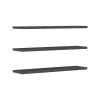 Divar pakoworld wall shelf in dark grey color 60x14.5x1.8cm