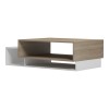 Dekost pakoworld coffee table in sonoma-white shade 105x50x32cm