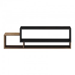 Dekost pakoworld coffee table in oak-black marble shade 105x50x32cm Dekost pakoworld coffee table in oak-black marble shade 105x50x32cm