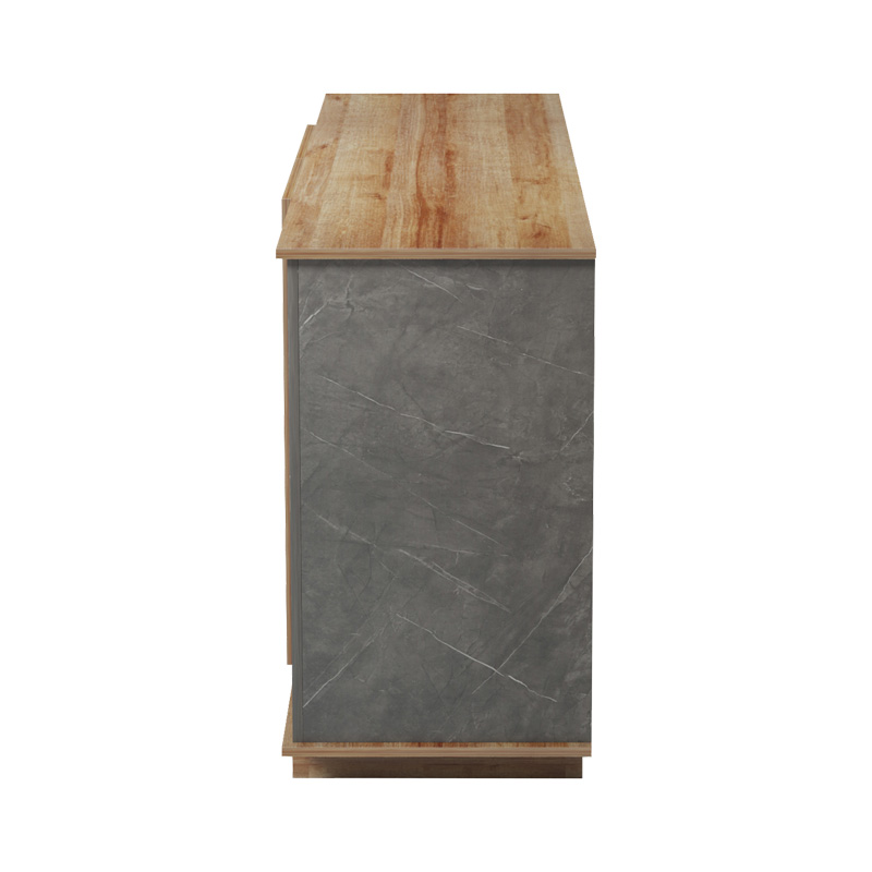 Μπουφές Zafore  pakoworld σε oak - καφέ antique απόχρωση 180x45x80εκ