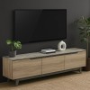 Kasandra pakoworld TV cabinet in beige marble-sonoma shade 180x35x48.5cm