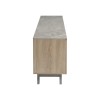 Kasandra pakoworld TV cabinet in beige marble-sonoma shade 180x35x48.5cm