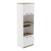 Rowan pakoworld kitchen cabinet in white-sonoma shade 60x42x182cm