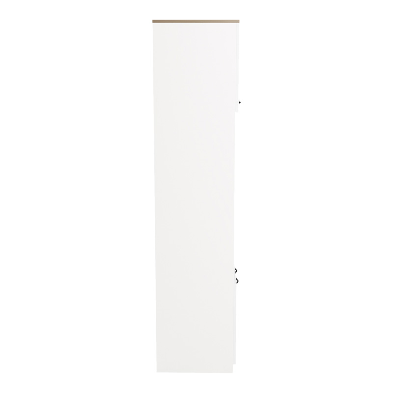 Rowan pakoworld kitchen cabinet in white-sonoma shade 60x42x182cm Rowan pakoworld kitchen cabinet in white-sonoma shade 60x42x182cm