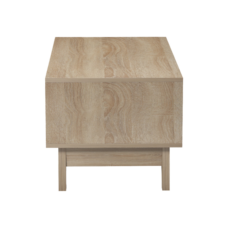Judas pakoworld coffee table in beige marble-sonoma shade 90x45x38.5cm