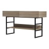 Console table Vien pakoworld in sonoma-black color 139x43x75.5cm