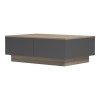 Coffee table Winey pakoworld in sonoma-antthracite color 90x60x31.5cm