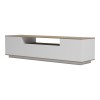 Tv stand Winey pakoworld in sonoma-white color 180x44.5x44.5cm