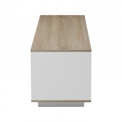 Έπιπλο τηλεόρασης Winey pakoworld σε sonoma-λευκή απόχρωση 180x44.5x44.5εκ
