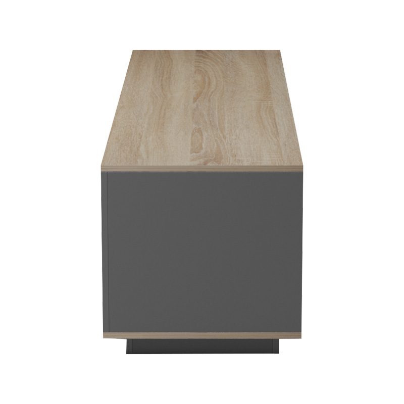 Έπιπλο τηλεόρασης Winey pakoworld σε sonoma-ανθρακί απόχρωση 180x44.5x44.5εκ