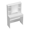 Dressing table Efilia pakoworld with led in white color 90x40x145cm