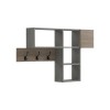 Wall shelf rack Wenia pakoworld in sonoma and beige marble look 99.5x15x61cm
