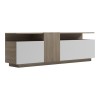TV unit Vendora pakoworld in sonoma-white color 150x29.5x46.3cm