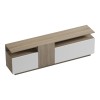 TV unit Vendora pakoworld in sonoma-white color 150x29.5x46.3cm