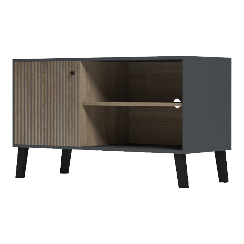 Tuscany pakoworld sonoma-anthracite TV stand 100x40x51cm