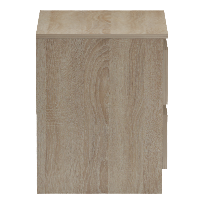 Κομοδίνο Verena pakoworld sonoma-ανθρακί 40x40x50εκ