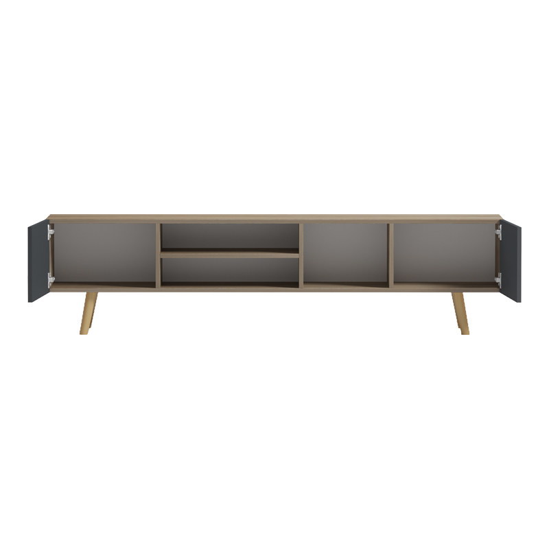 Osclo pakoworld sonoma-anthracite TV cabinet 160x30x53.5cm