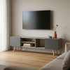 Osclo pakoworld sonoma-anthracite TV cabinet 160x30x53.5cm