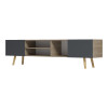 Osclo pakoworld sonoma-anthracite TV cabinet 160x30x53.5cm