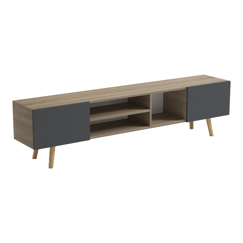 Osclo pakoworld sonoma-anthracite TV cabinet 160x30x53.5cm
