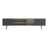 Osclo pakoworld sonoma-anthracite TV cabinet 160x30x53.5cm