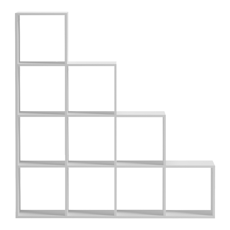 Scala pakoworld white bookcase 129.5x29x129.5cm